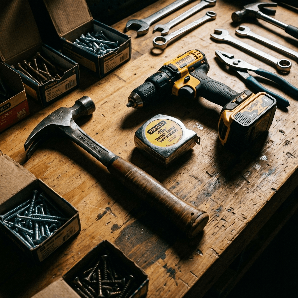 Professional tree service equipment and crew on site